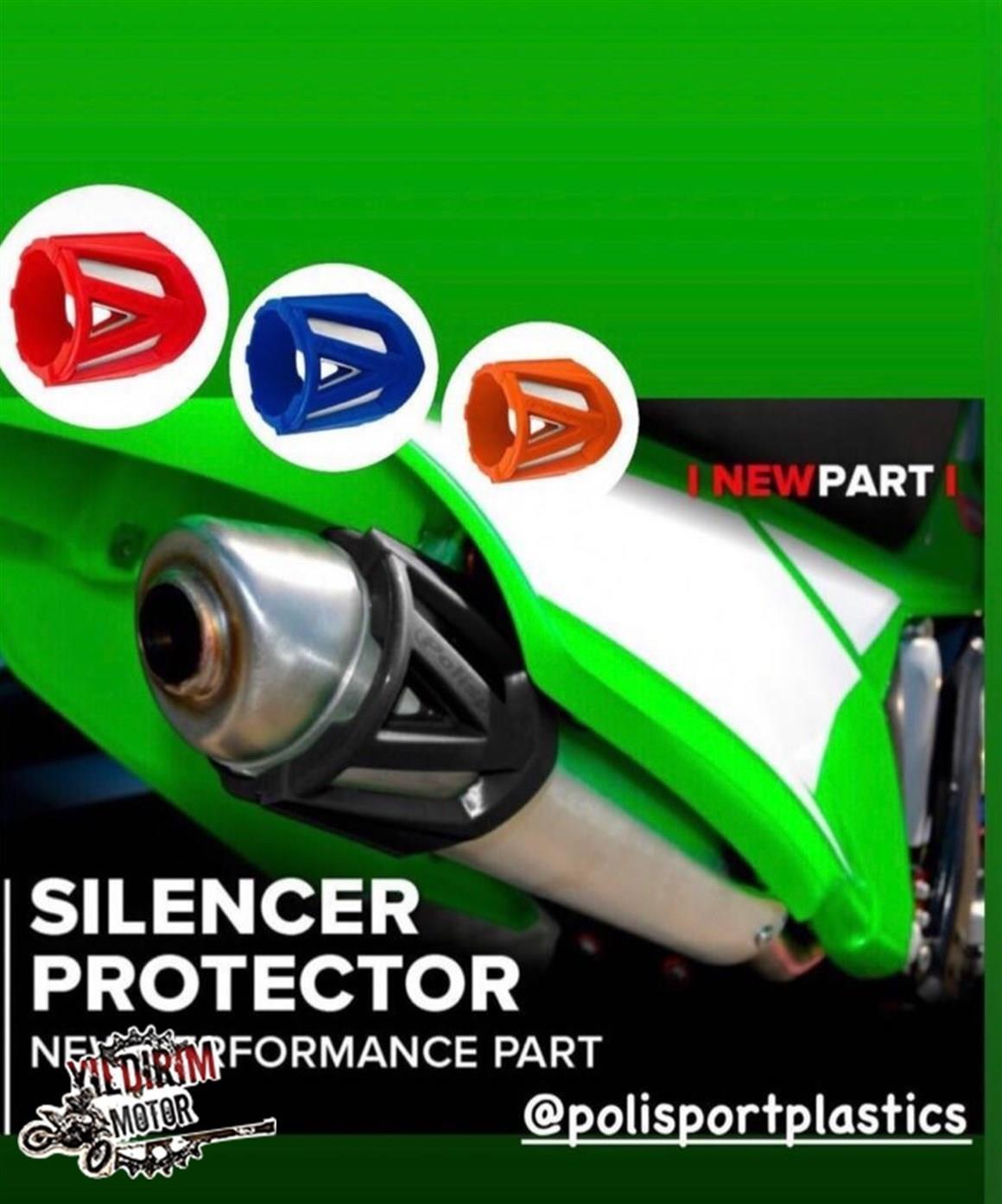 POLİSPORT 2T EGZOZ KORUMA 200-300 MM / 7,8-11,8 İNÇ BLACK