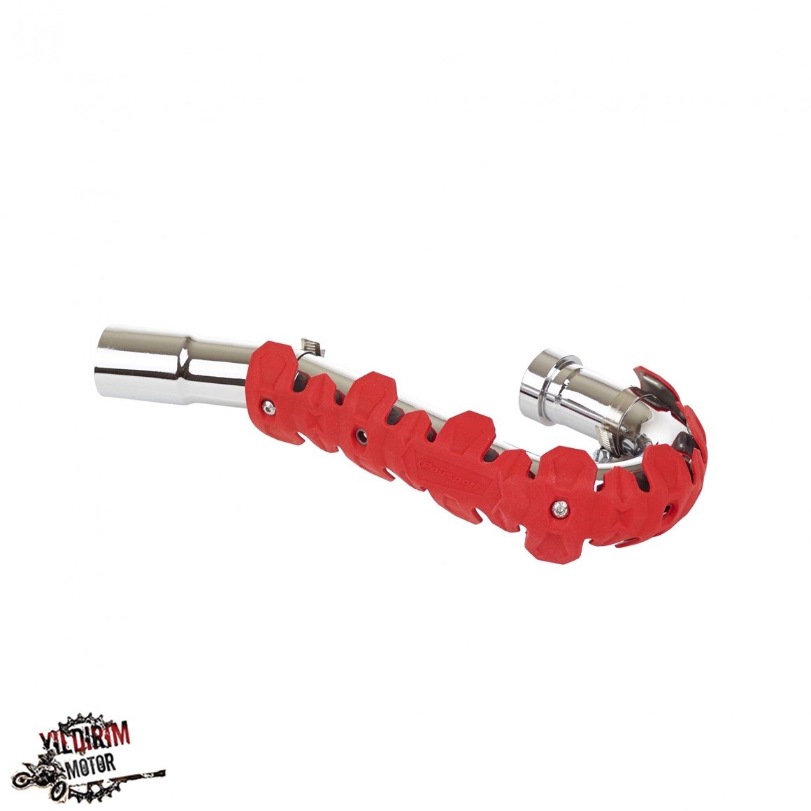 POLİSPORT. 4T  EGZOZ KORUMA KISA RED