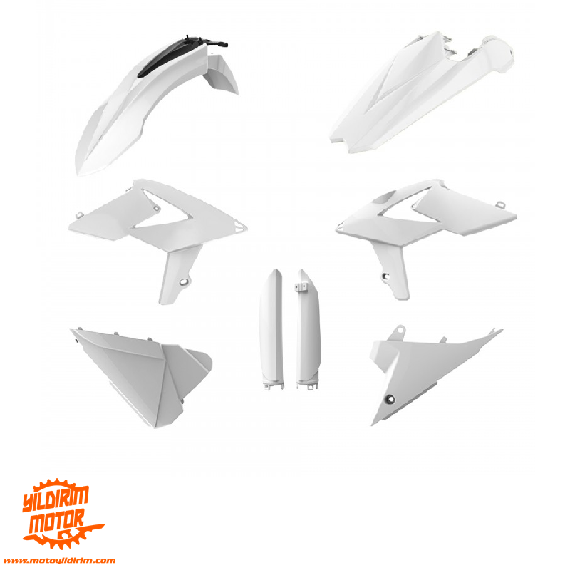 POLİSPORT BETA RR 2T / 4T PLASTİK GRENAJ SET BEYAZ 2019