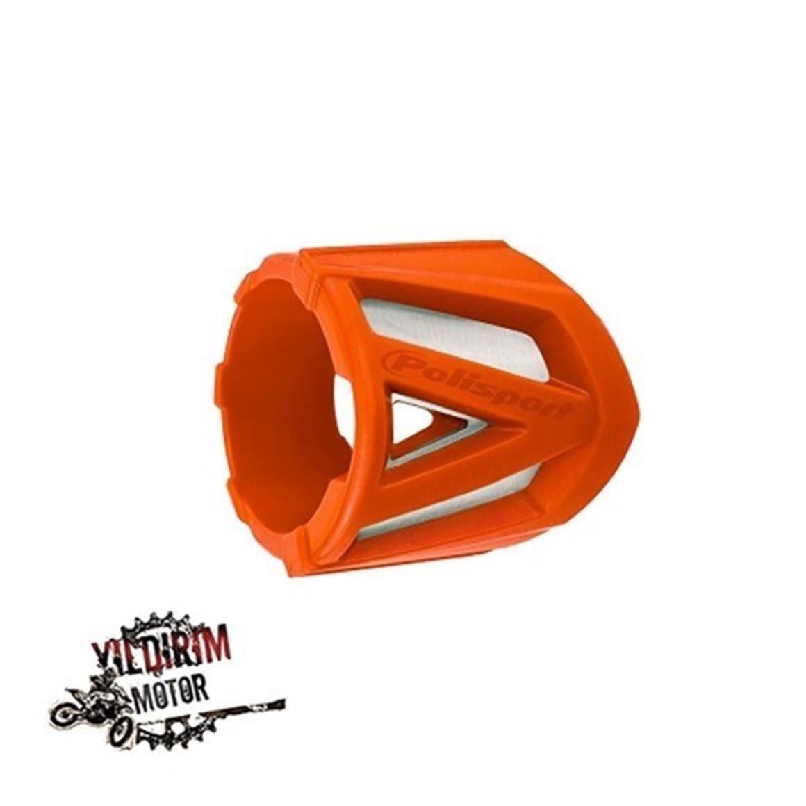 POLİSPORT. 2T EGZOZ KORUMA 200-300 MM / 7,8-11,8 İNÇ ORANCE