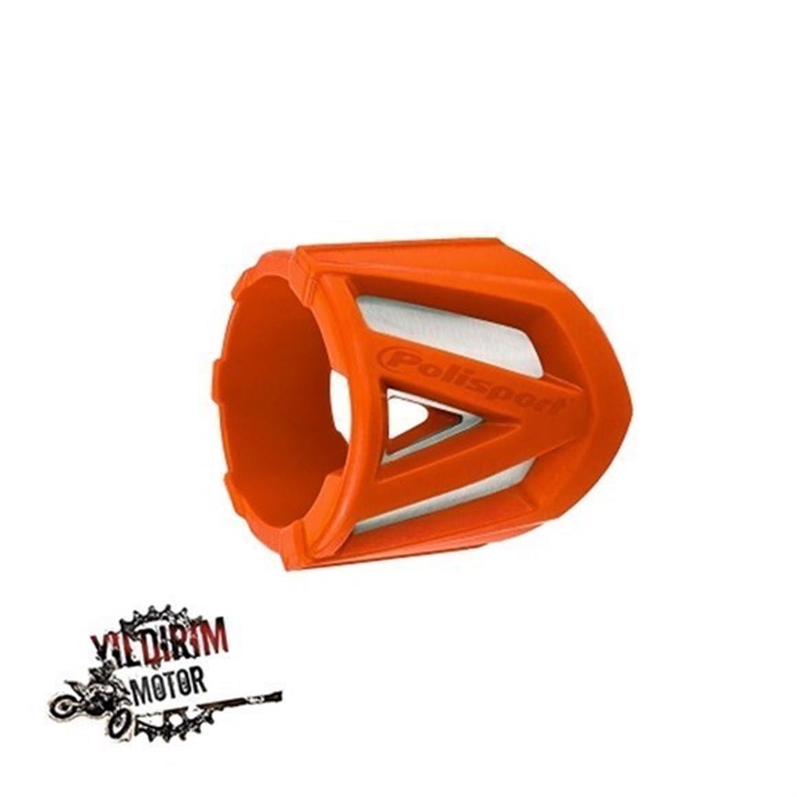 POLİSPORT. EGZOZ KORUMA 340-400 MM / 13,4-15,7 İNÇ ORANCE 4T