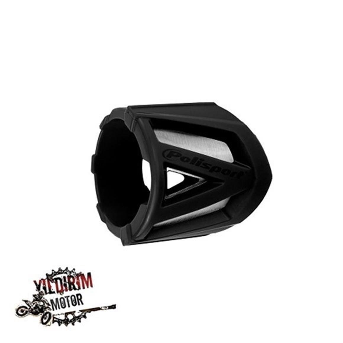 POLİSPORT 2T EGZOZ KORUMA 200-300 MM / 7,8-11,8 İNÇ BLACK