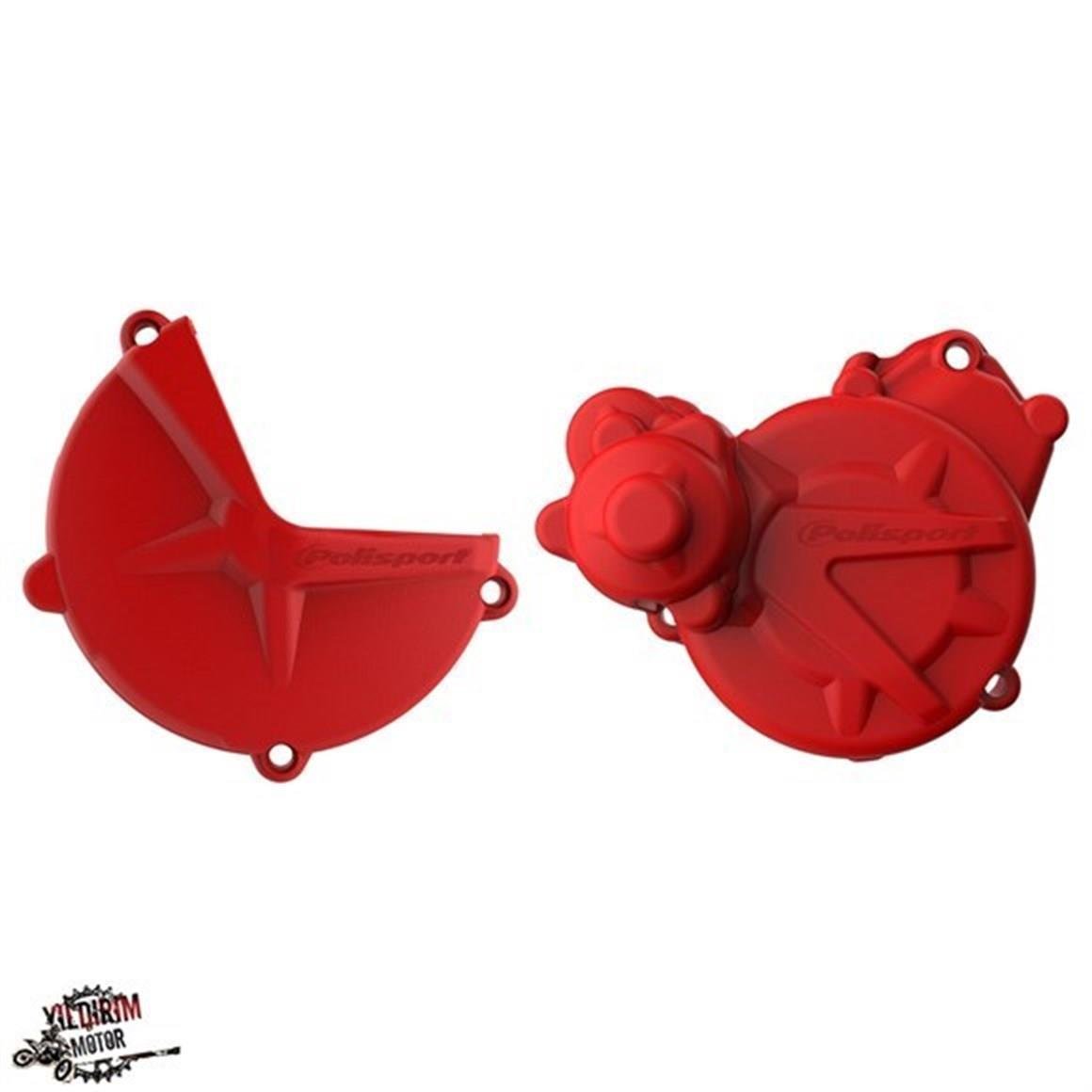 POLİSPORT RIEJU 250/300 DEBRİYAJ STATÖR KORUMA SETİ KIRMIZI 21-23