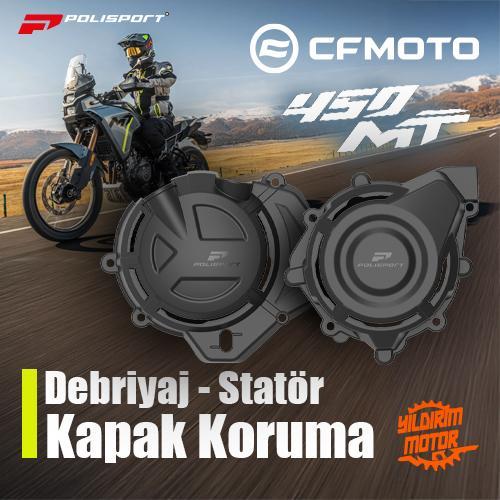 POLİSPORT CF MOTO 450 MT DEBRİYAJ STATÖR KAPAK KORUMA 24-25
