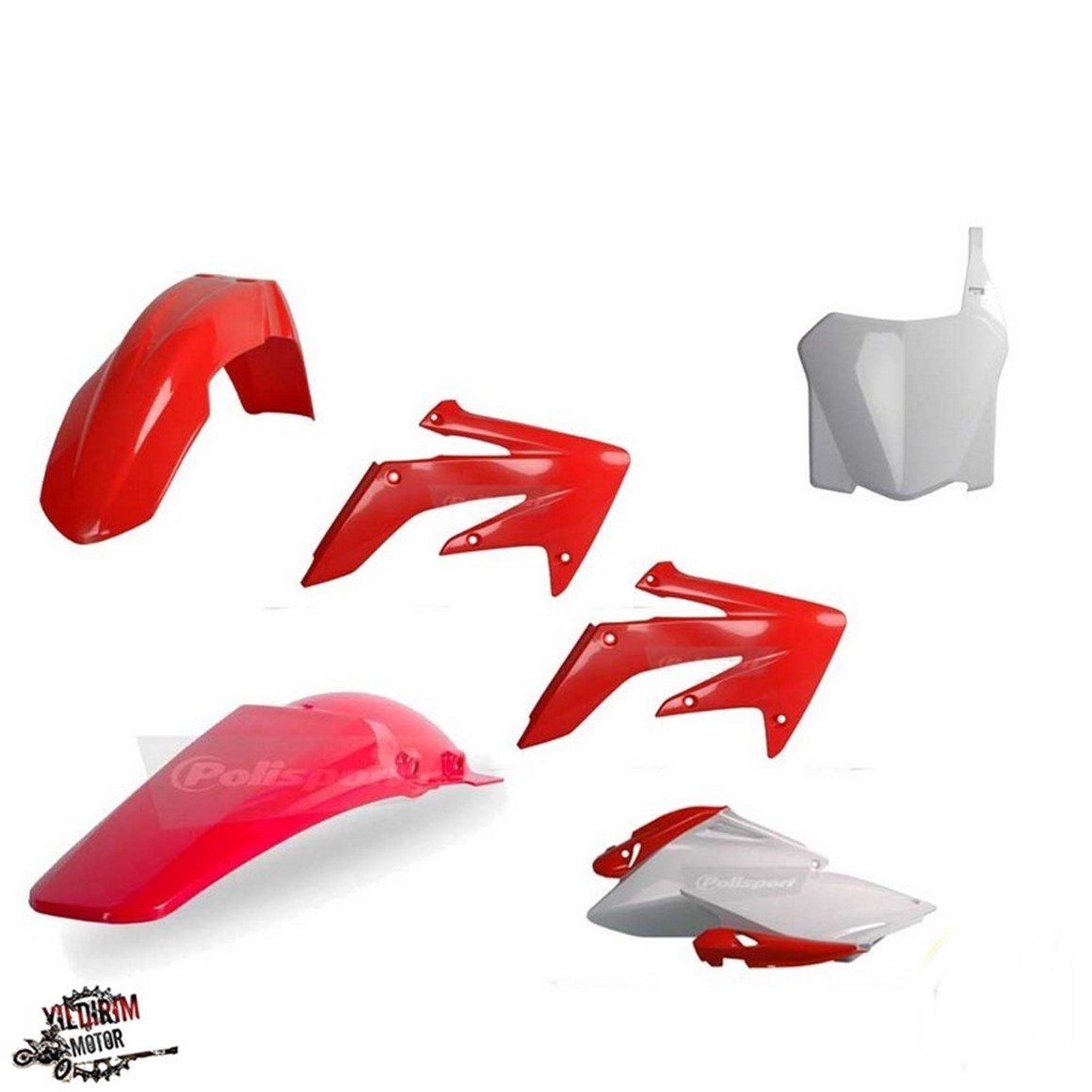 POLİSPORT HONDA CRF250R PLASTİK GRENAJ SETİ 2008