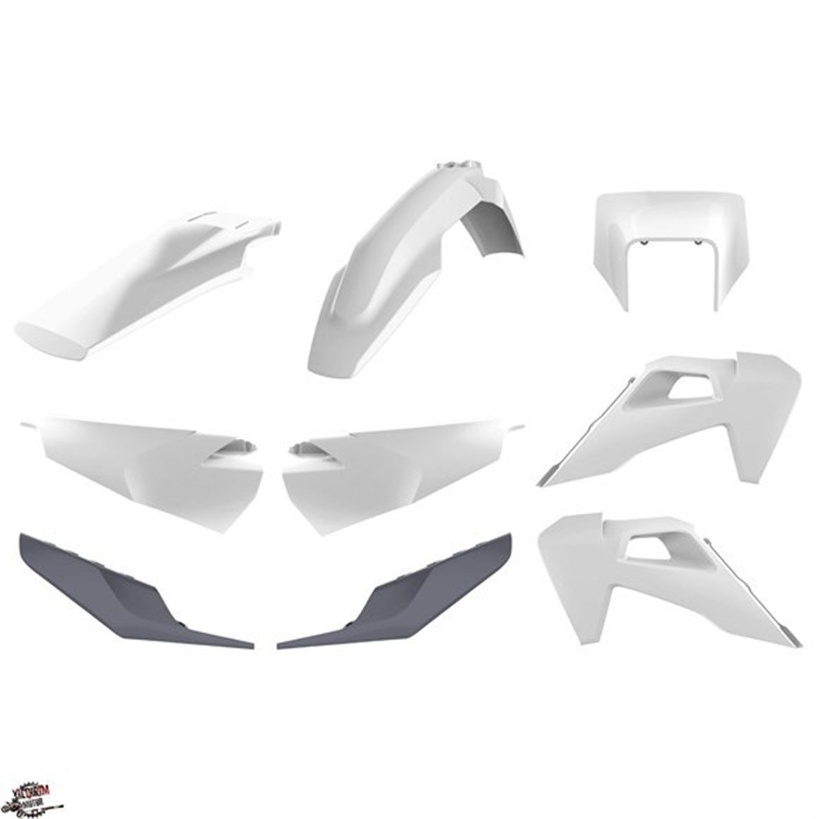 Polisport Husqvarna TE FE Modeller Plastik Grenaj Seti 2020-2023