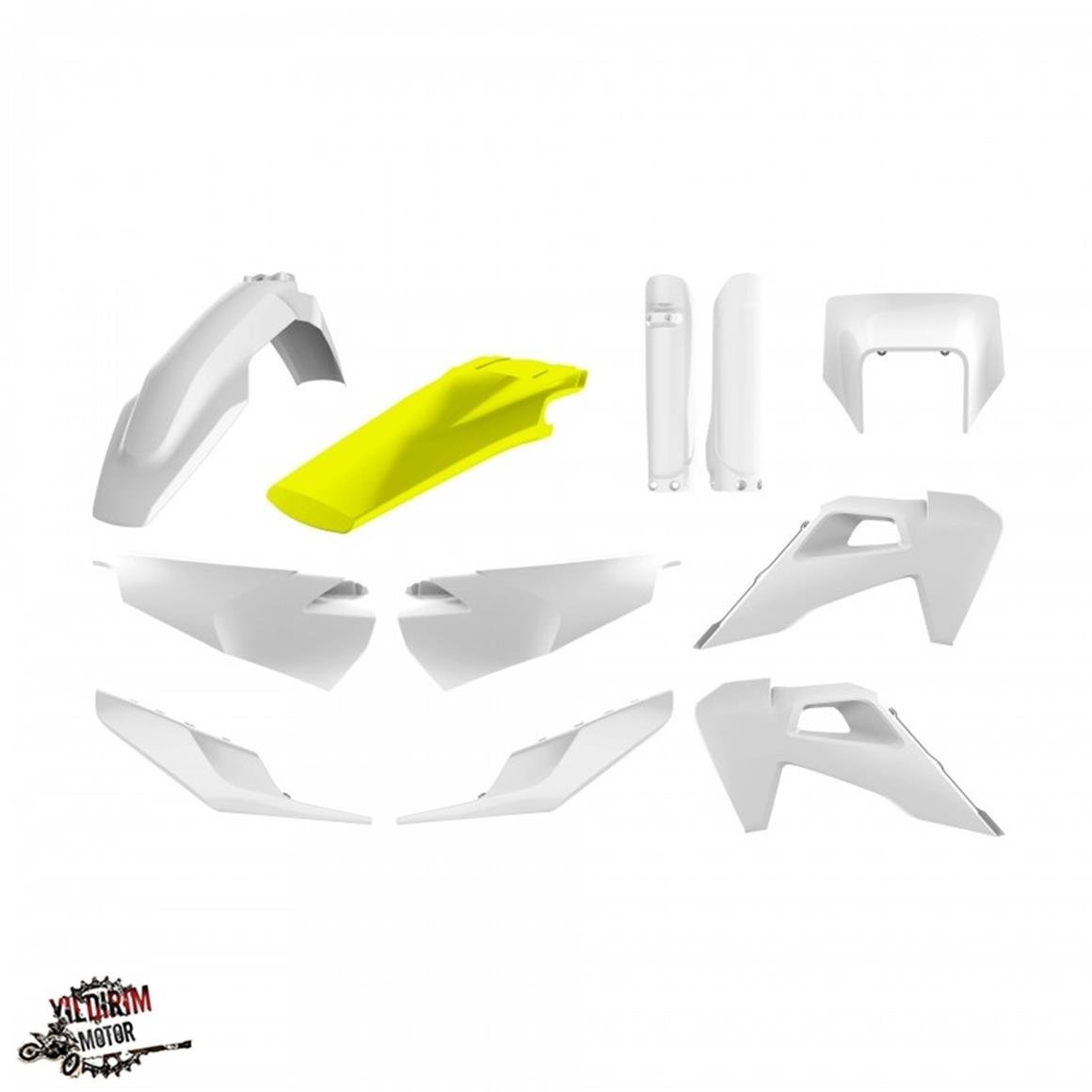 POLİSPORT HUSQVARNA TE/FE PLASTİK GRENAJ SETİ 20-23