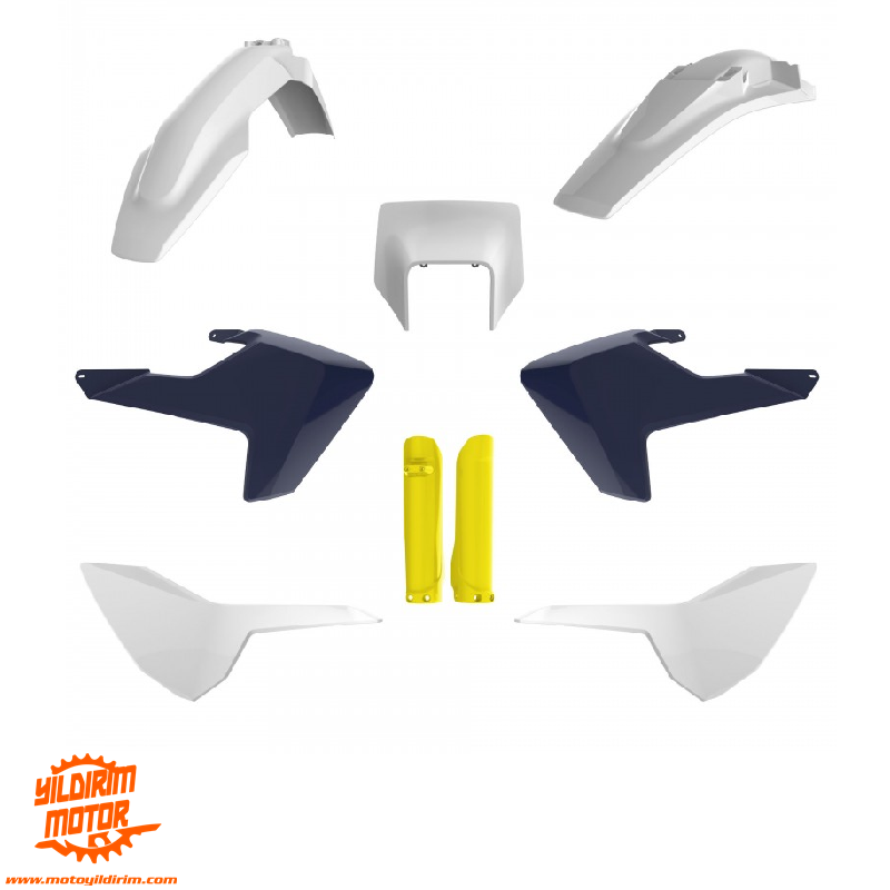 POLİSPORT HUSQVARNA TE/FE FULL PLASTİK GRENAJ SET 2017-2019