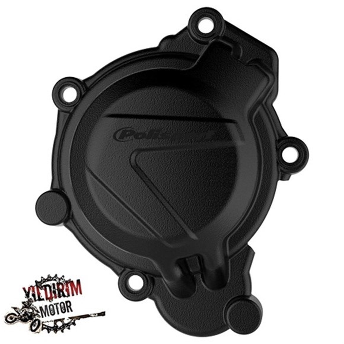 POLİSPORT .HUSQVARNA&KTM MODELLER STATÖR KAPAK KORUMA BLACK