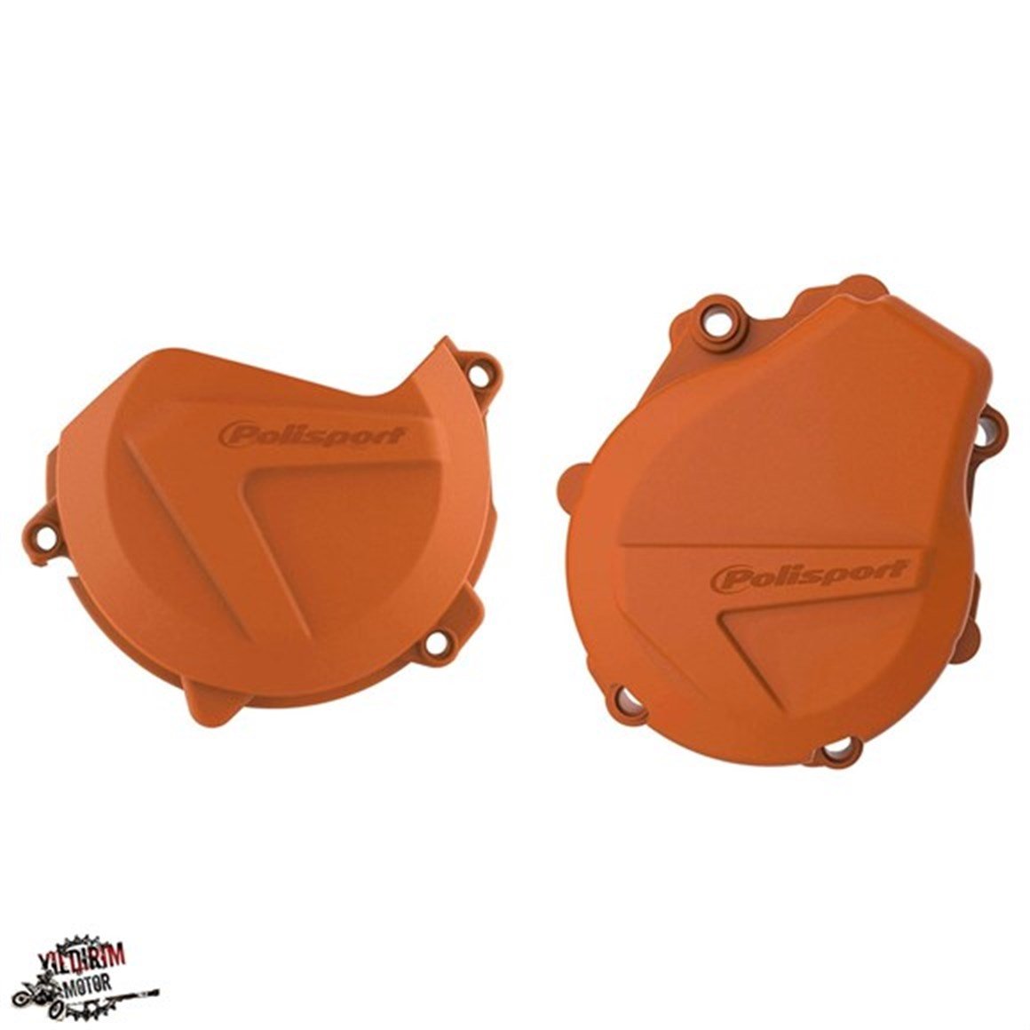 POLİSPORT KTM 450/500 EXC-F DEBRİYAJ STATÖR KORUMA SETİ TURUNCU 17-23