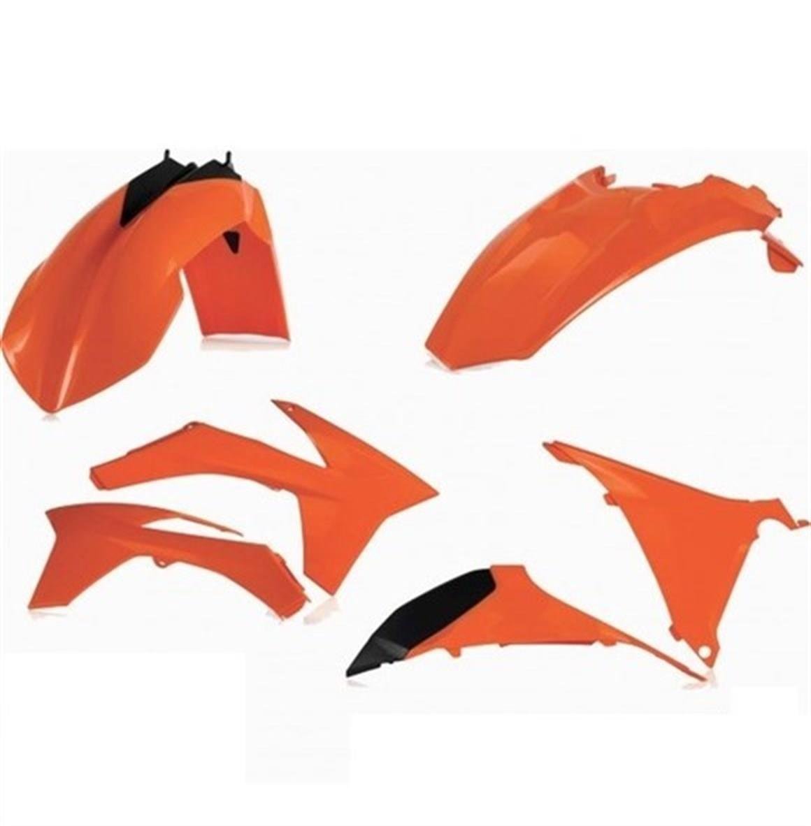 Polisport KTM EXC EXC-F Modeller Plastik Grenaj Seti 12-13