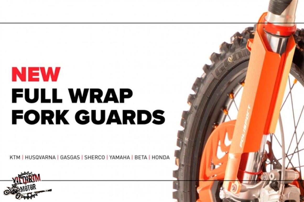 POLİSPORT KTM EXC/EXC-F ÖN AMORTİSÖR PLASTİKLERİ 16-23