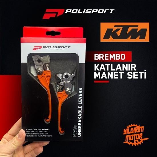 POLİSPORT KTM EXC/EXC-F BREMBO KATLANIR MANET SETİ 14-24