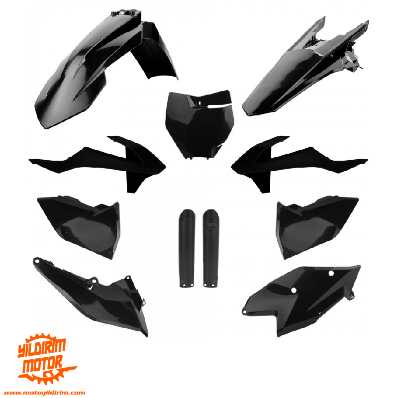 POLİSPORT KTM EXC/EXC-F/XC-W/XCF-W FULL GRENAJ SET SİYAH 12-19