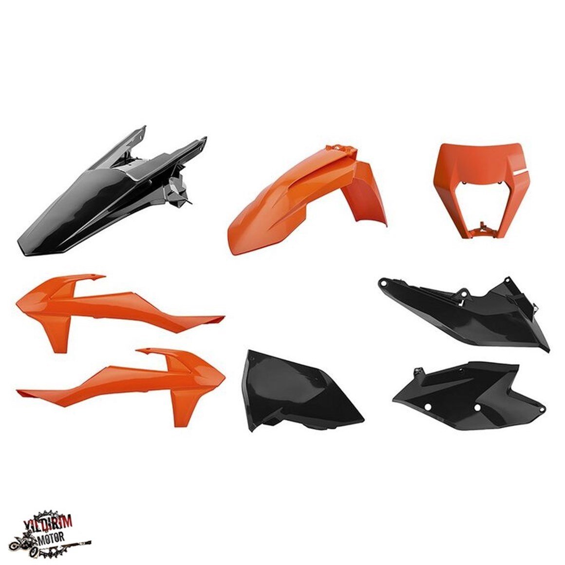 POLİSPORT KTM EXC/EXCF PLASTİK GRENAJ SET 17-19