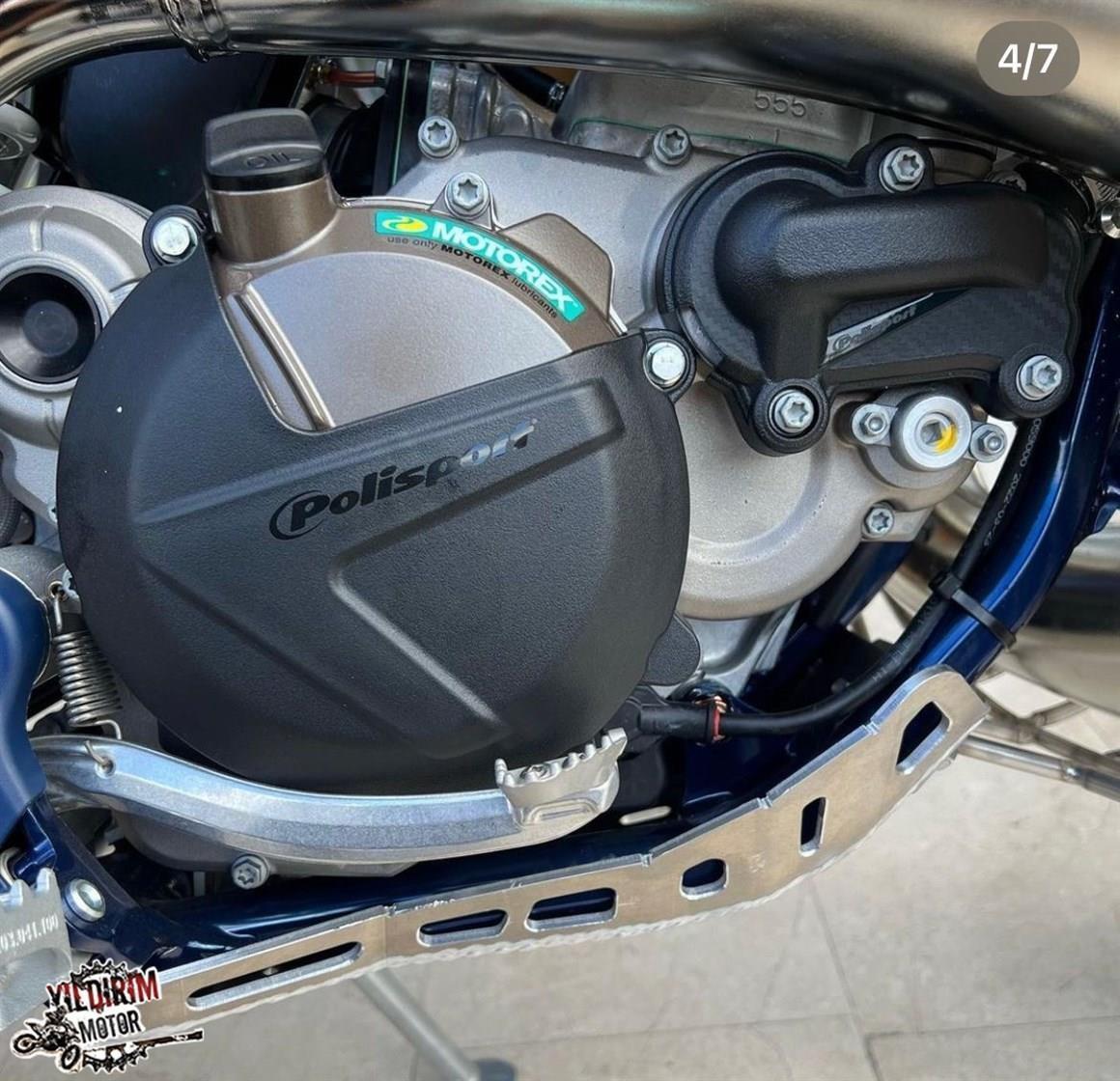 POLİSPORT KTM HUSQVARNA 250/300 DEBRİYAJ STATÖR D.DAİM KORUMA SETİ SİYAH 17-23