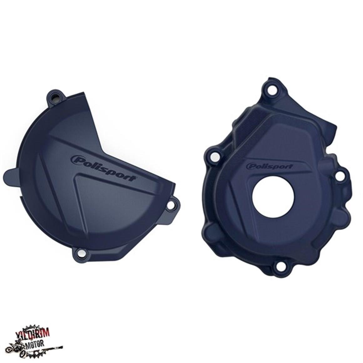 POLİSPORT KTM HUSQVARNA DEBRİYAJ STATÖR KORUMA SETİ MAVİ 16-20