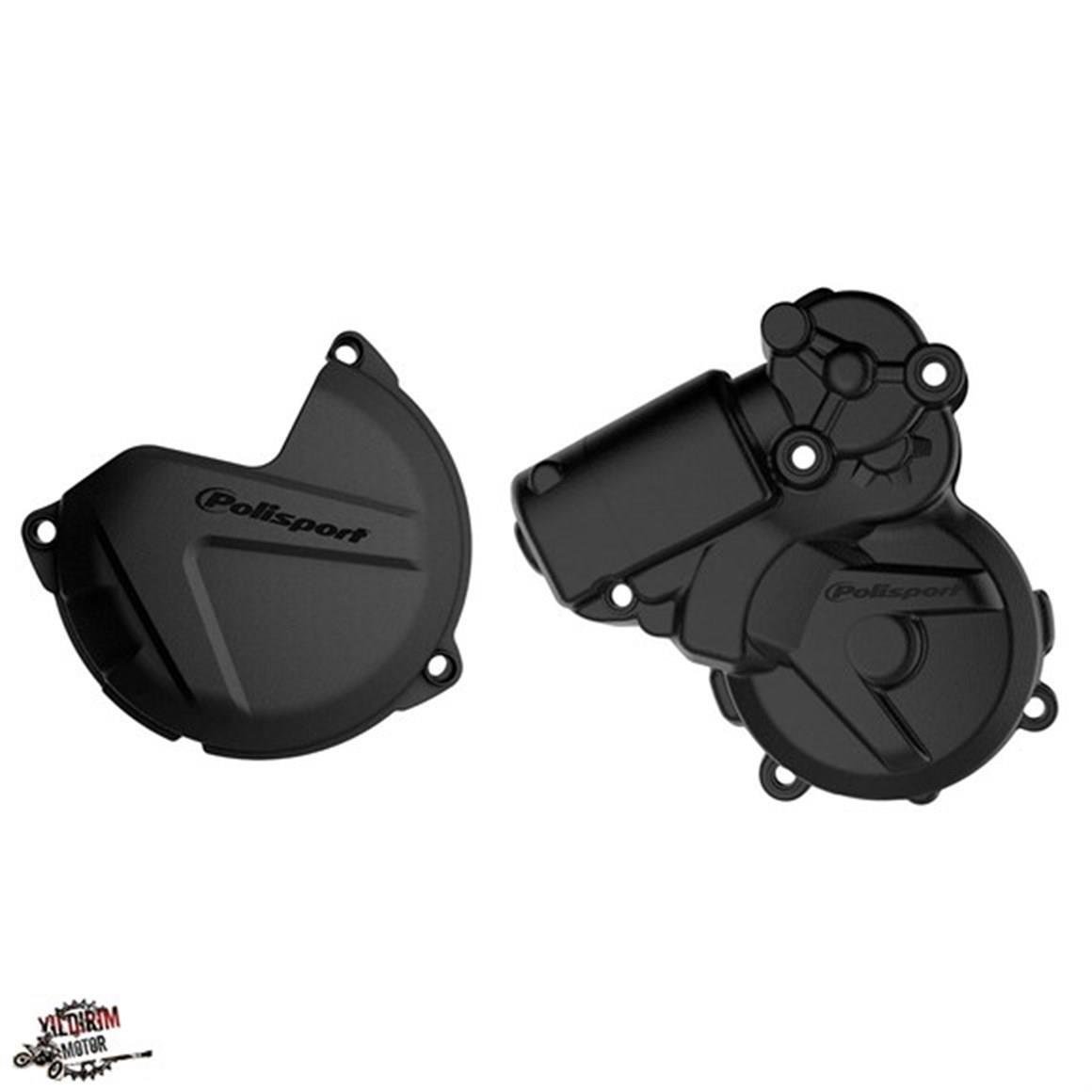 POLİSPORT KTM HUSQVARNA DEBRİYAJ STATÖR KORUMA SETİ SİYAH 13-16