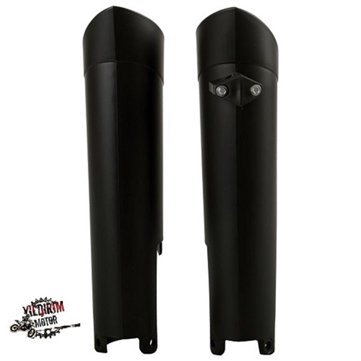 Polisport KTM. &HUSQVARNA& GASGAS  Ön Amortisör Koruma Plastikleri BLACK