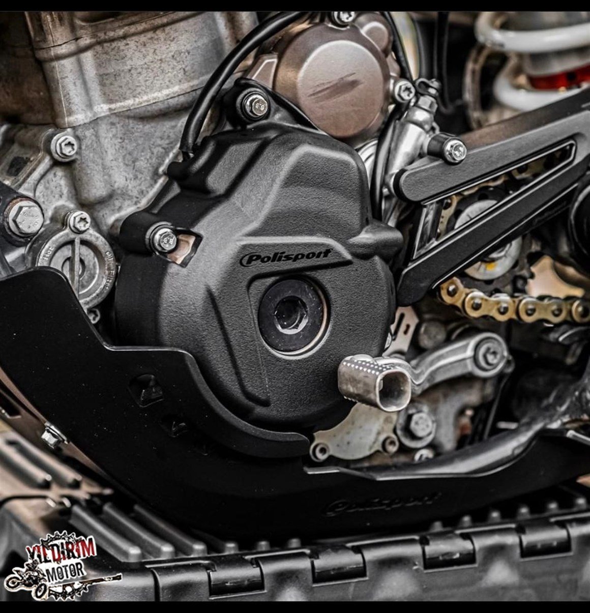 Polisport KTM SX-F  250 350 Statör Kapak Koruma 16-17