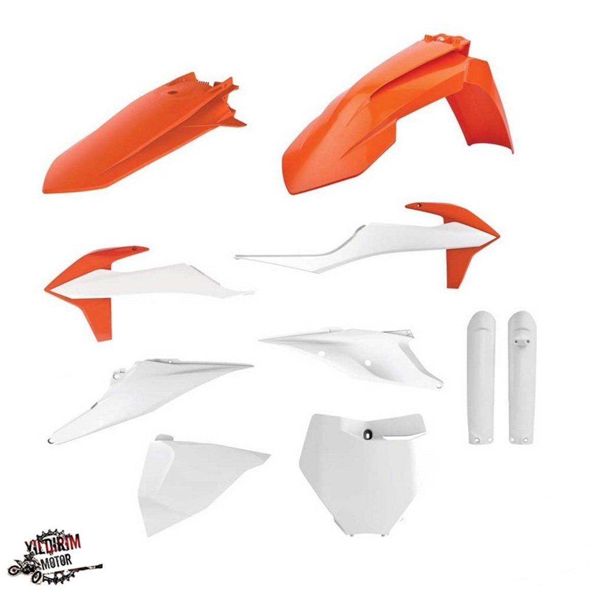 POLİSPORT KTM SX/SX-F PLASTİK GRENAJ SET 19-21