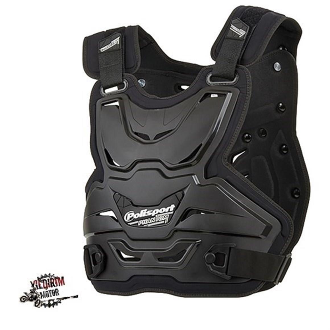 Polisport Phantom Lite Enduro Motocross Vücut Koruma BLACK