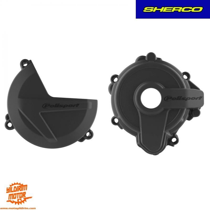 POLİSPORT SHERCO SE250/300 DEBRİYAJ STATÖR KORUMA SETİ 14-25