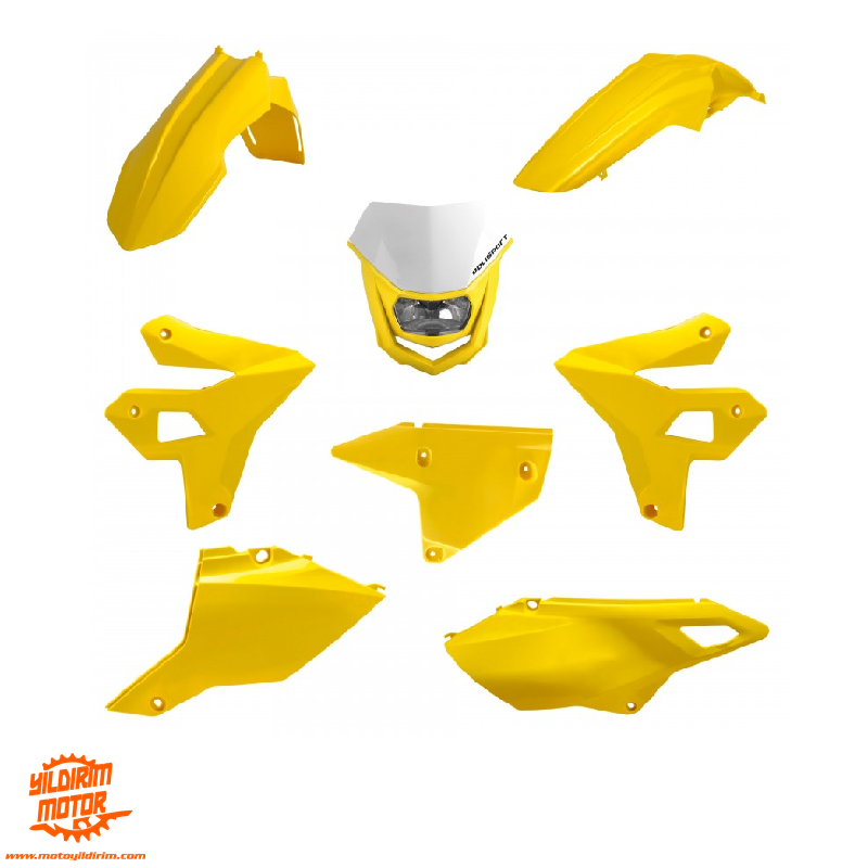 POLİSPORT SUZUKİ DRZ 400 PLASTİK GRENAJ SET SARI 2000-2024