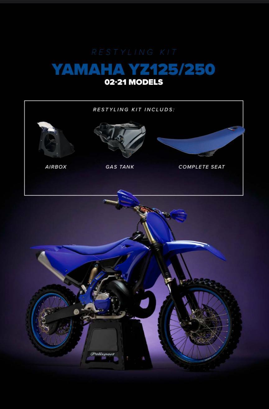 POLİSPORT YAMAHA YZ/YZ-F 125/250 PLASTİK DÖNÜŞÜM SETİ 02-21