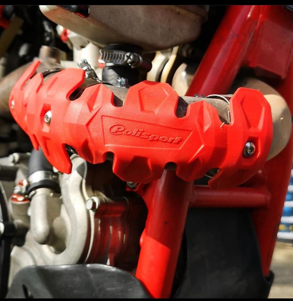 POLİSPORT. 4T  EGZOZ KORUMA UZUN ORANCE