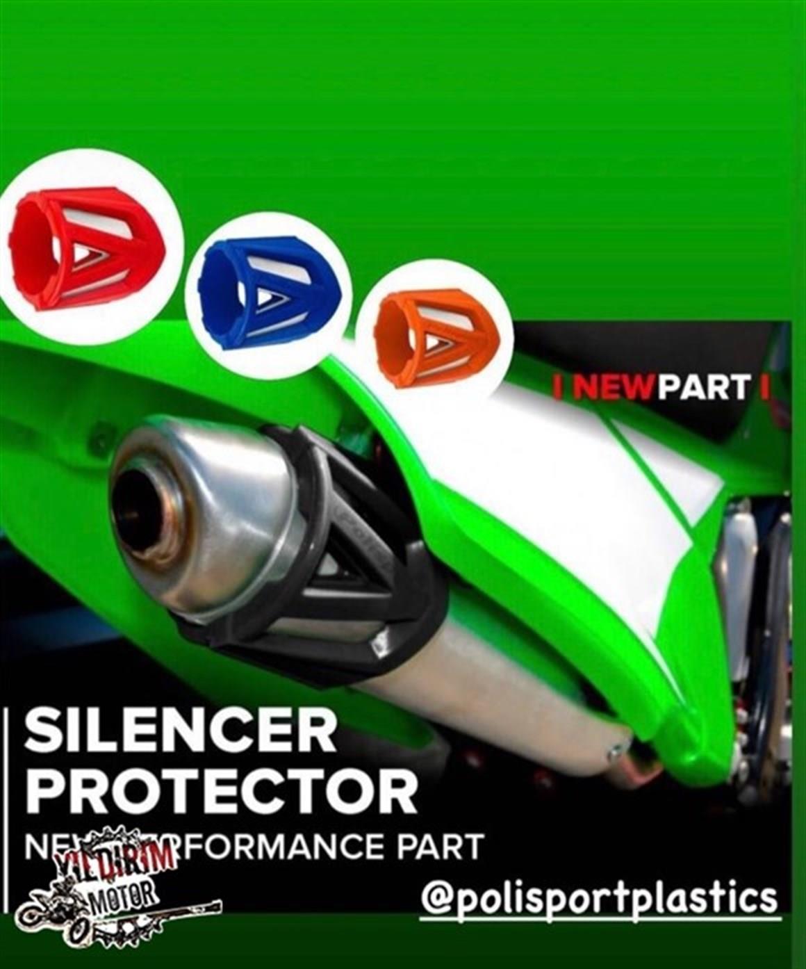 POLİSPORT. EGZOZ KORUMA 340-400 MM / 13,4-15,7 İNÇ ORANCE 4T