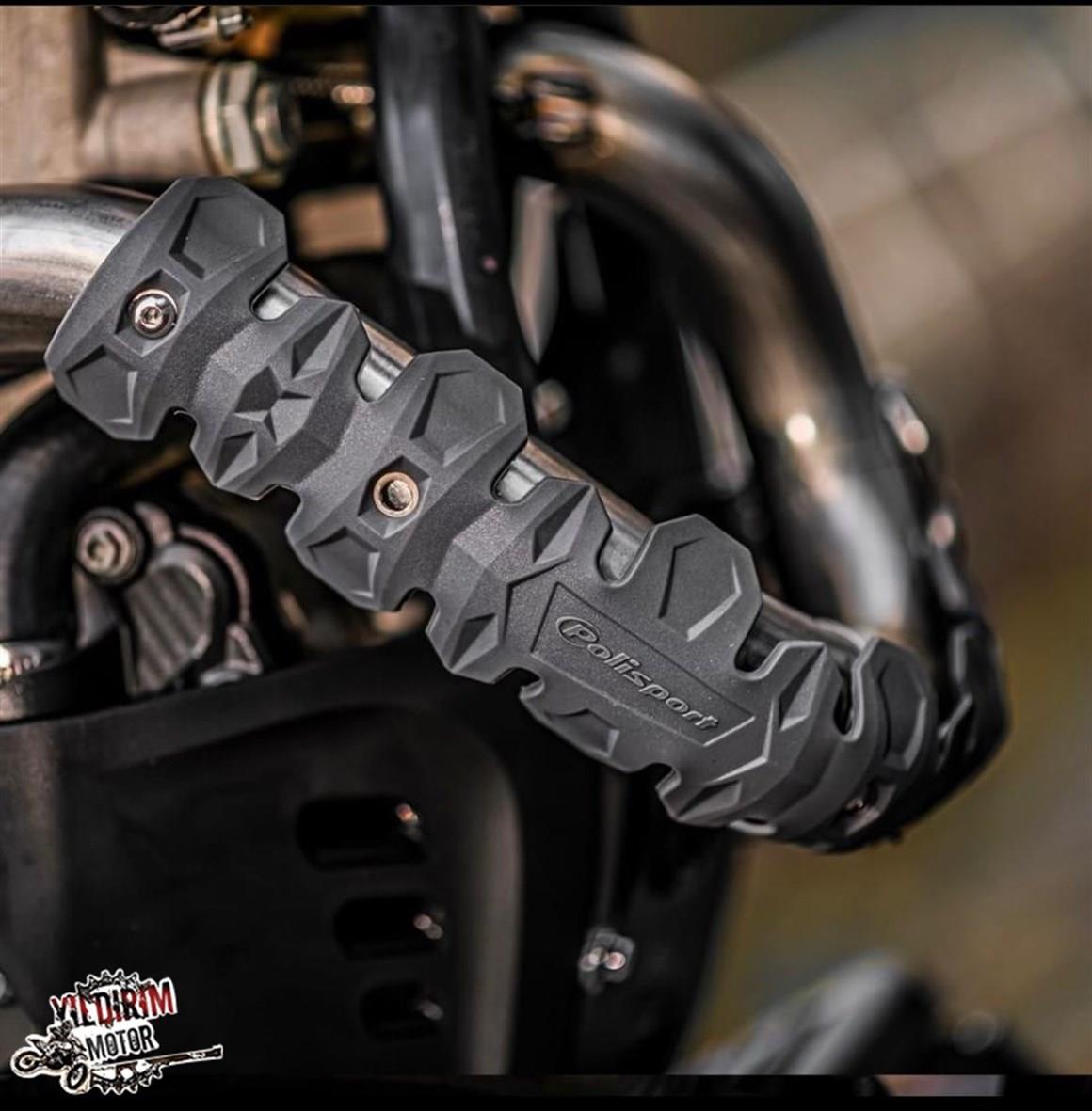 POLİSPORT.4T  EGZOZ KORUMA KISA GREY