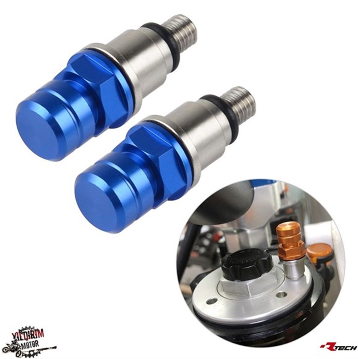 RTECH AMORTİSÖR SİBOP SİYAH m4