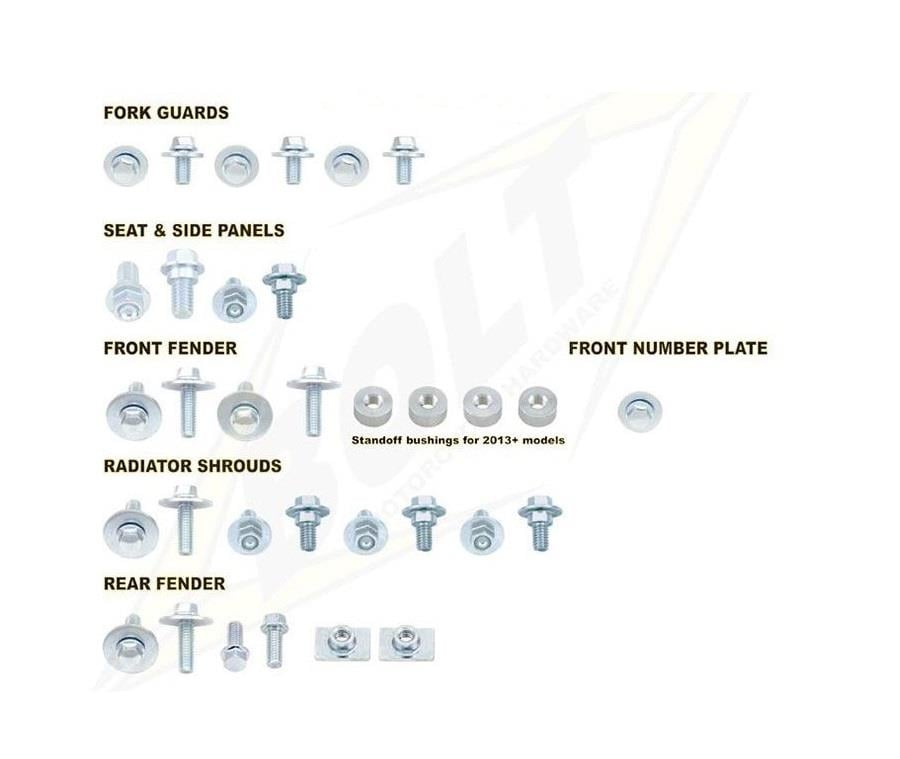 RTECH KAWASAKI KX-F 85 CİVATA SETİ 14-18