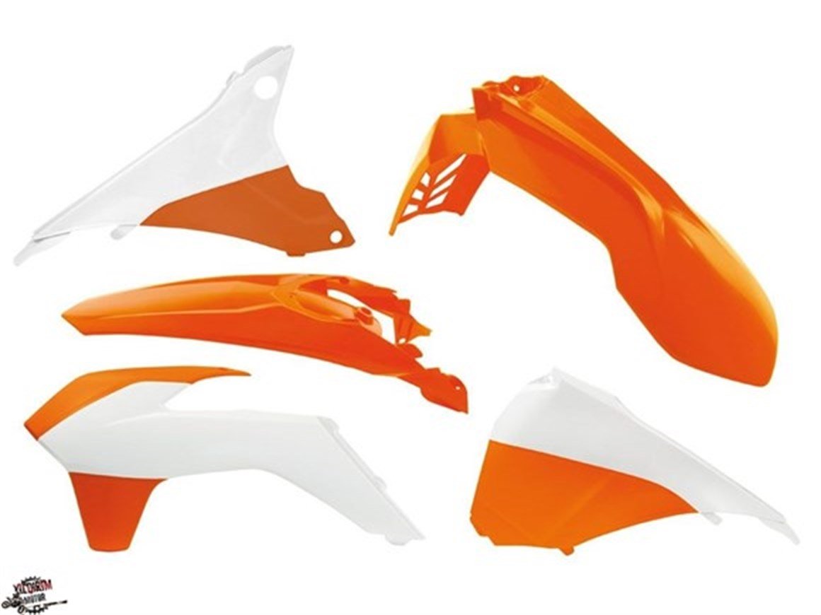 RTECH KTM EXC EXC-F BEYAZ PLASTİK SET KİT 14-16