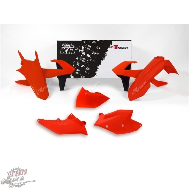 Rtech KTM EXC EXC-F Grenaj Plastik Set 2017 Neon