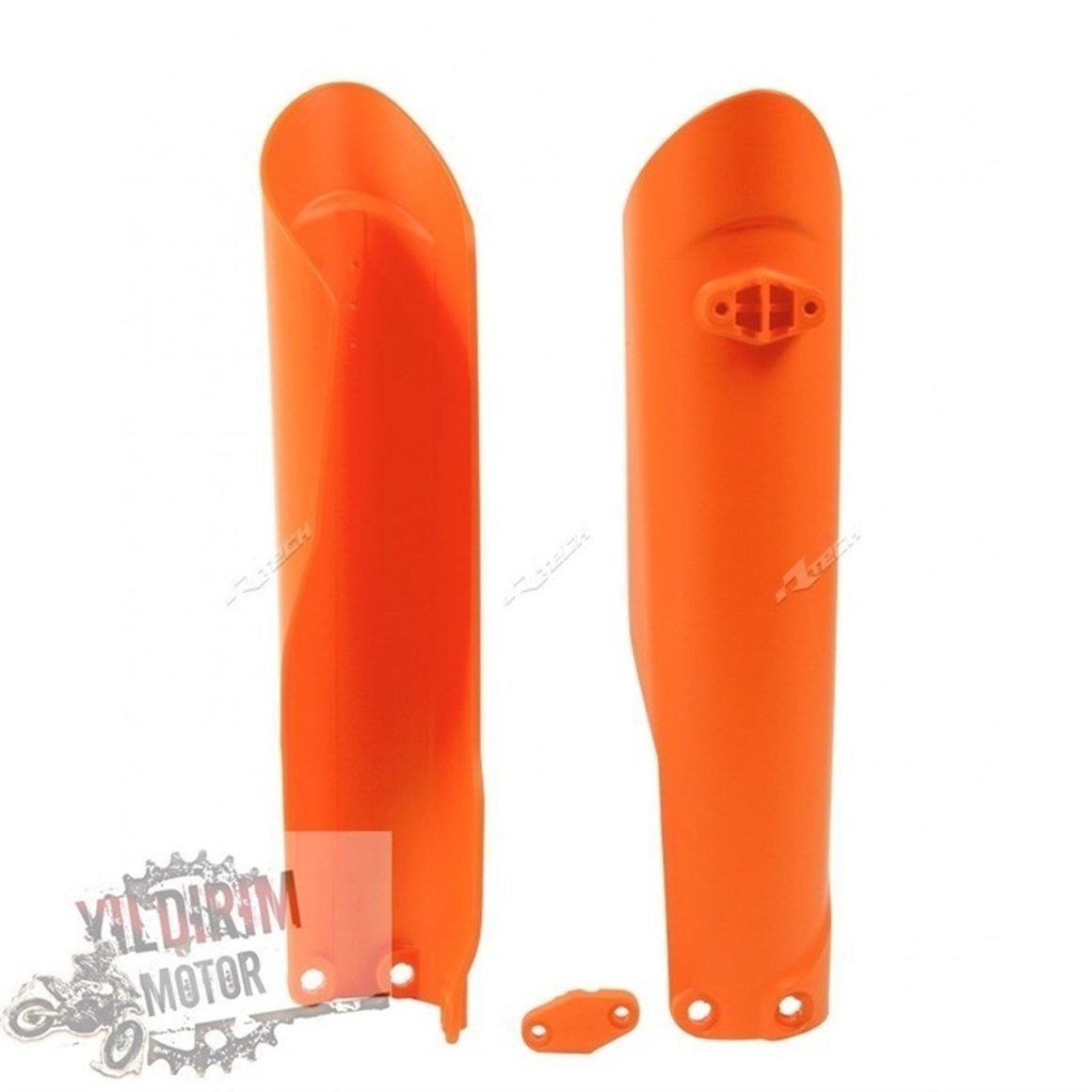 Rtech KTM Modeller Ön Amortisör Koruma Plastikleri Neon Turuncu 2017