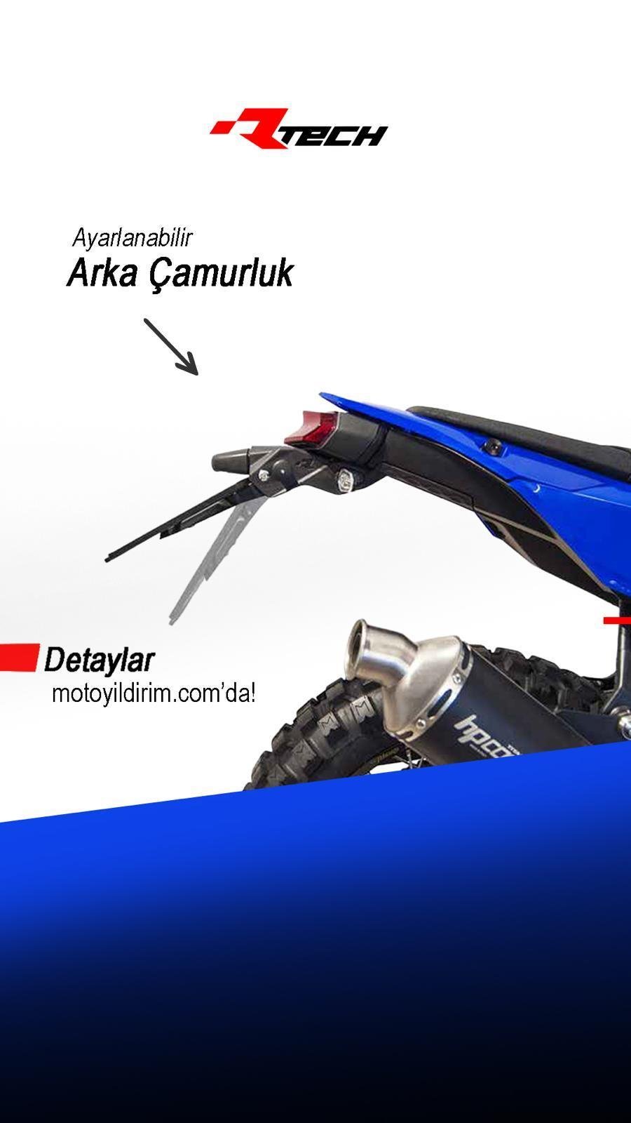 RTECH TENERE T7 STOP KUYRUĞU VE PLAKALIK 