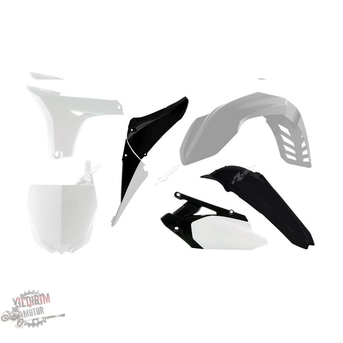 Rtech Yamaha YZ-F 450 Grenaj Plastik Set 10-13