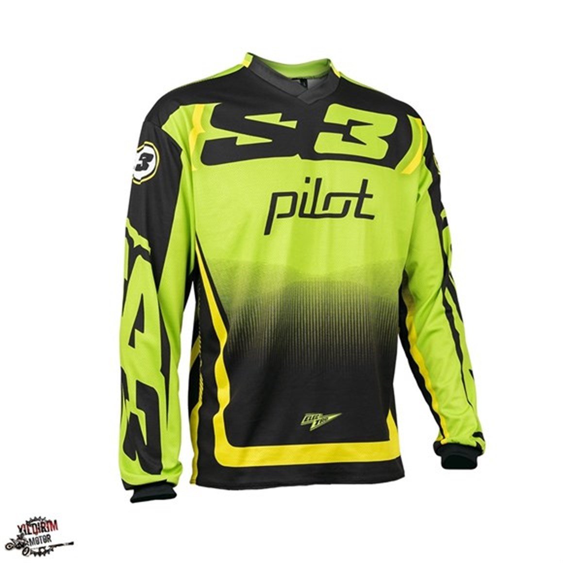 S3 ELECTRO JERSEY YEŞİL SİYAH