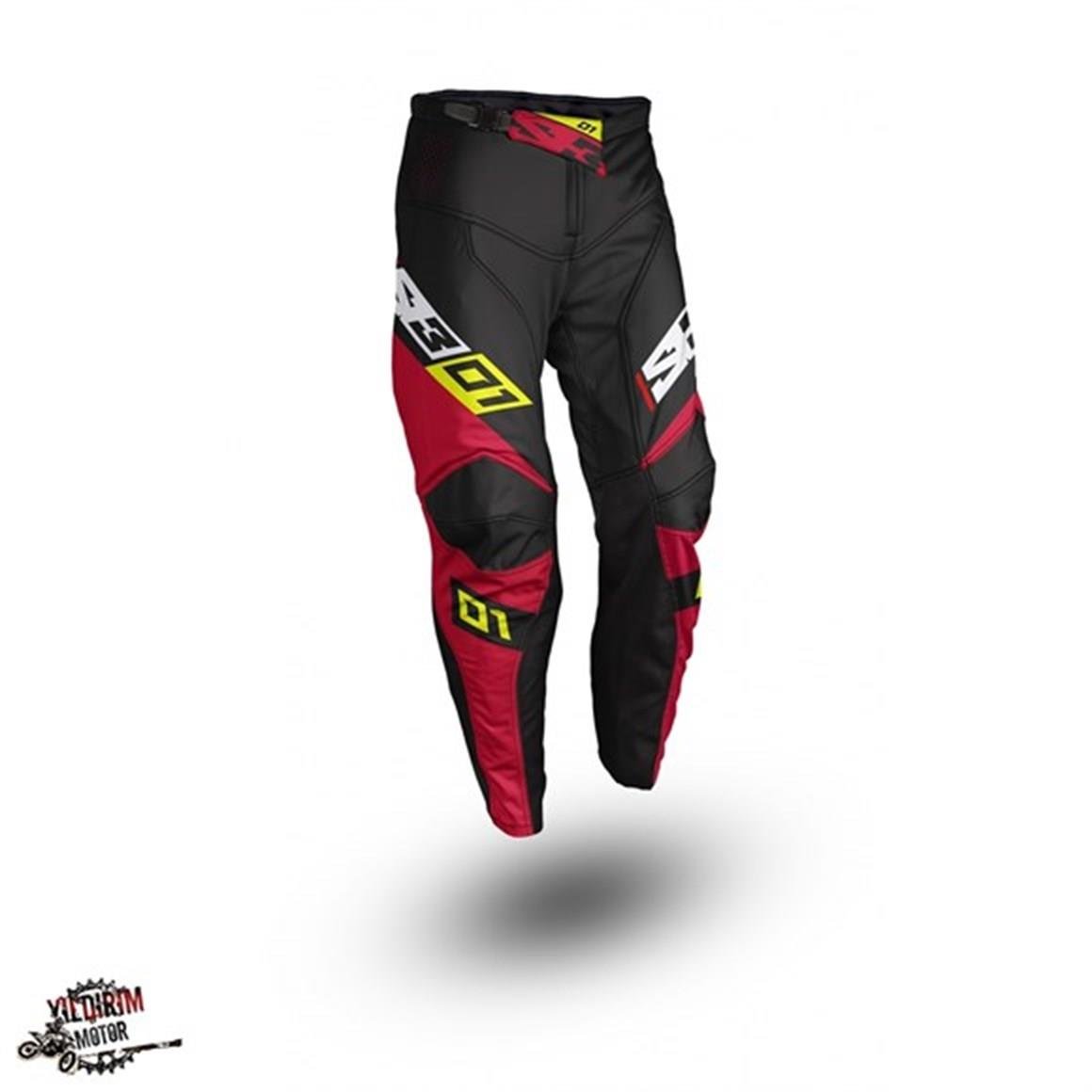 S3 ENDURO EXTREM PANTALON KIRMIZI SARI