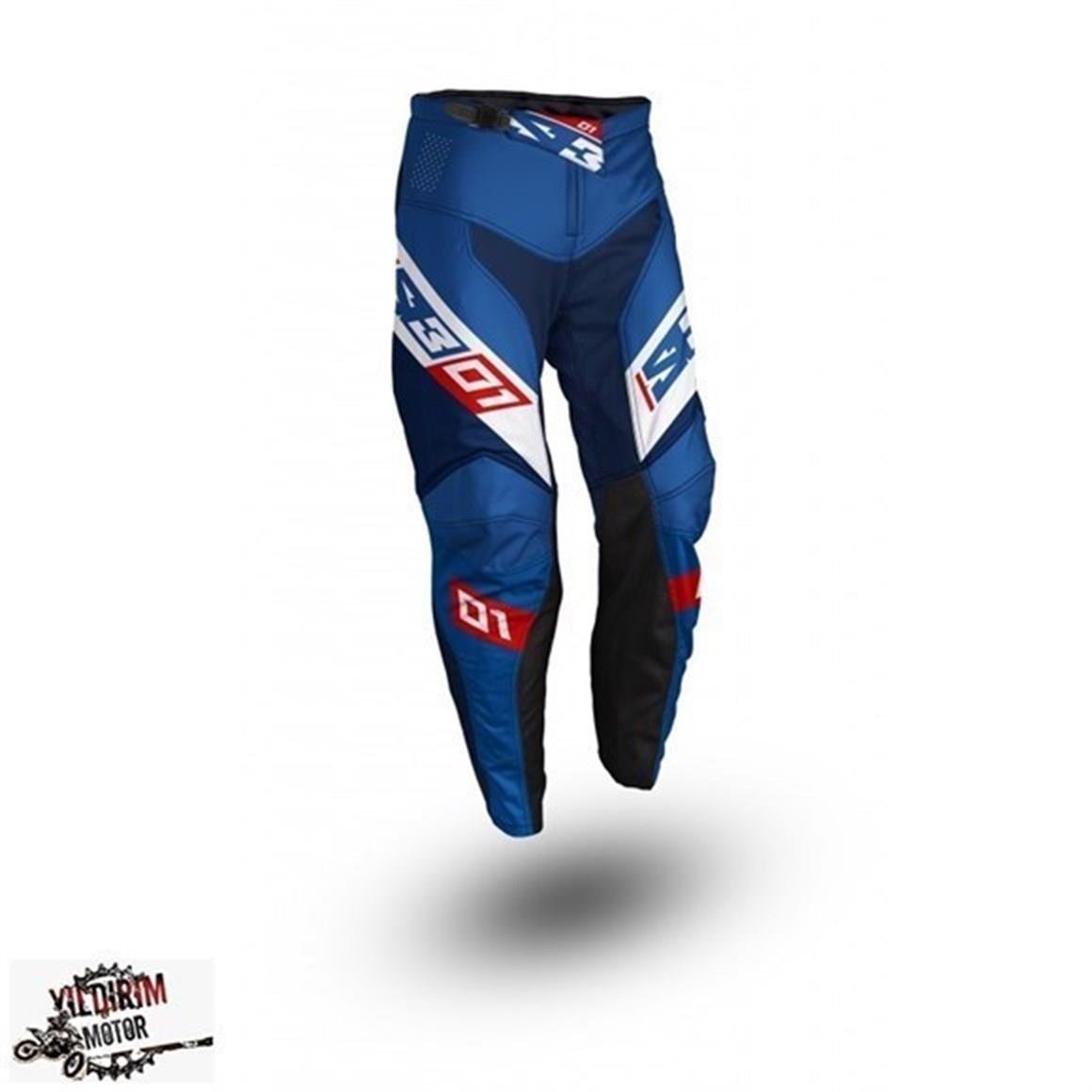 S3 ENDURO EXTREM PANTALON MAVİ BEYAZ