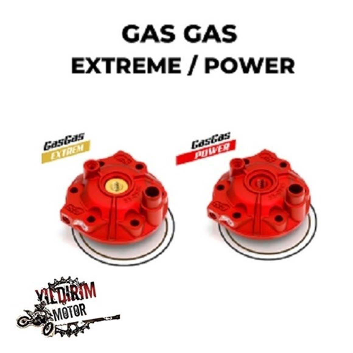 S3 GASGAS 250 SİLİNDİR ÜST KAPAK KIRMIZI 21-23