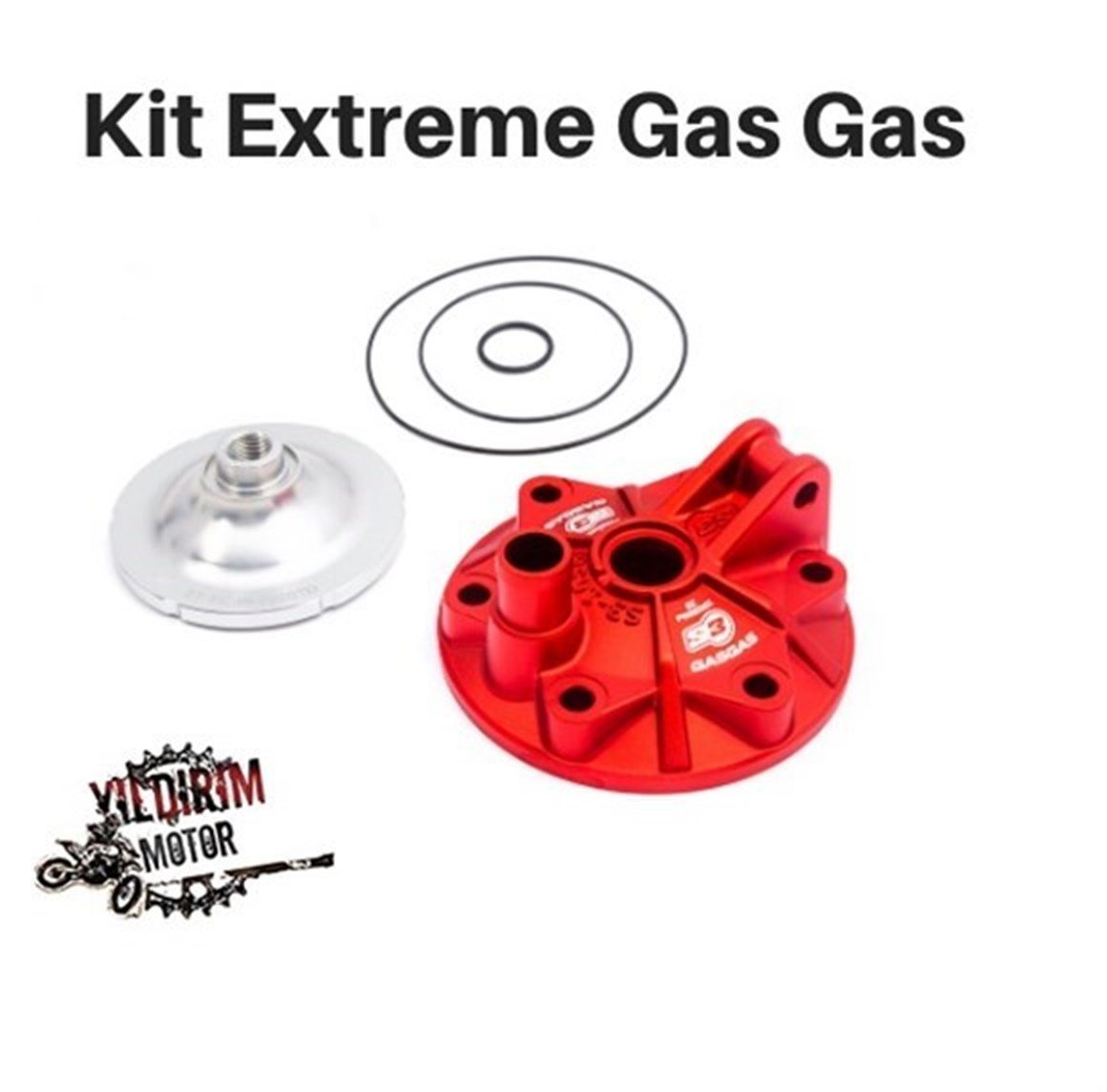 S3 GASGAS 250 SİLİNDİR ÜST KAPAK KIRMIZI 21-23