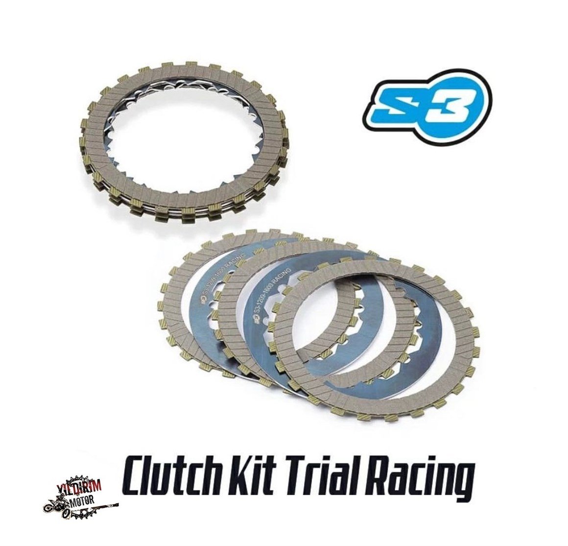 S3 GAS GAS TRİAL MODELLER DEBRİYAJ BALATASI