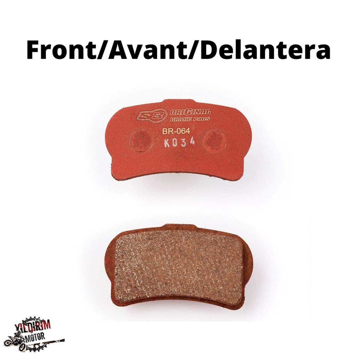 S3 GASGAS SHERCO ÖN FREN BALATASI 14-18