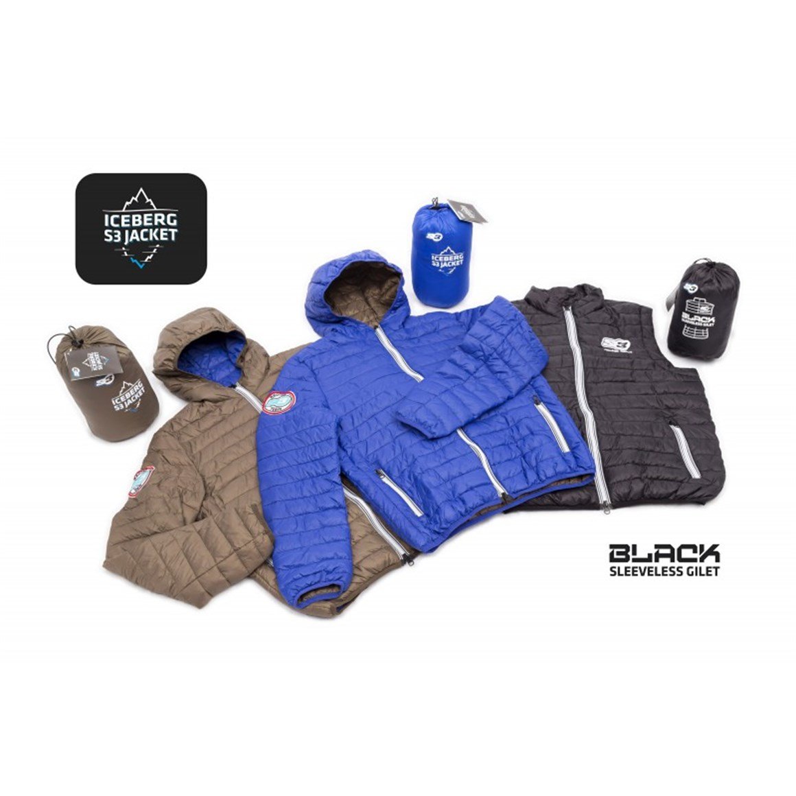 S3 Iceberg Günlük Kapşonlu Mont