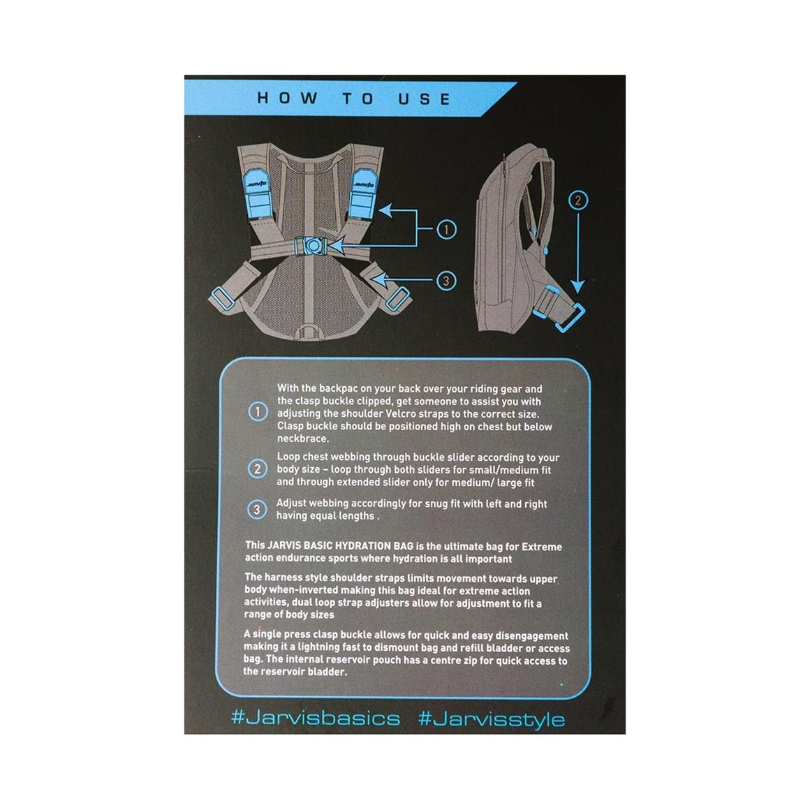 S3 JARVİS SULUKLU SIRT ÇANTASI 3LT