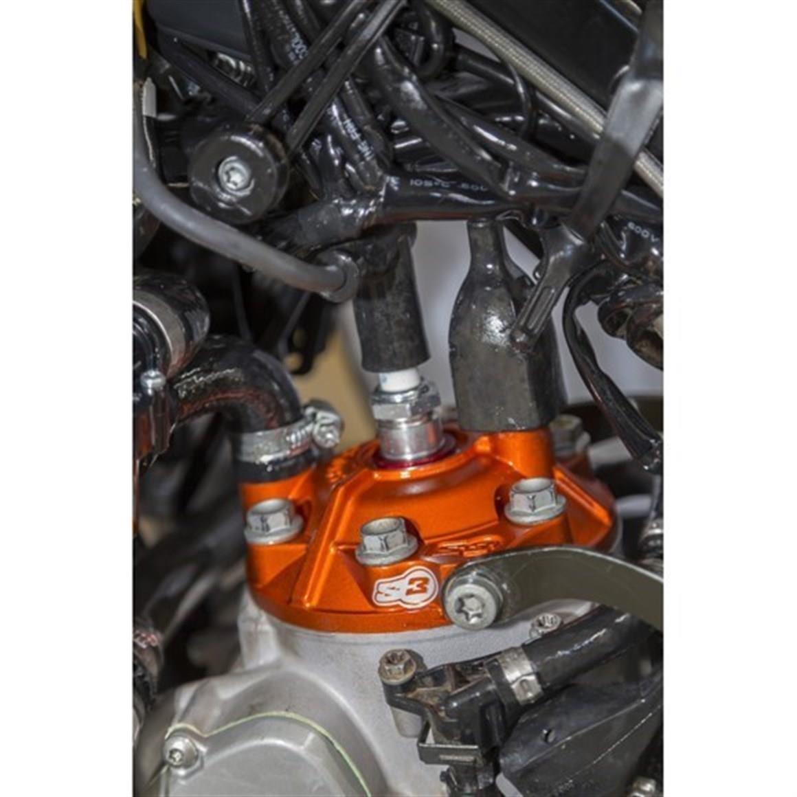 S3 KTM EXC 300 SİLİNDİR ÜST KAPAK TURUNCU 18-23