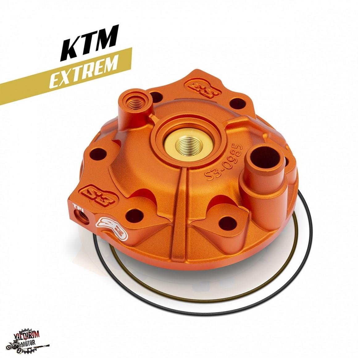 S3 KTM EXC 300 SİLİNDİR ÜST KAPAK TURUNCU 18-23